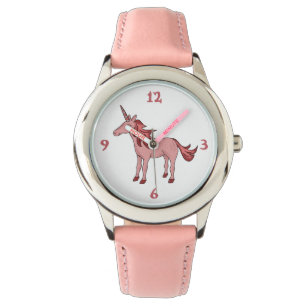 Pink Sleeping Unicorn Watch