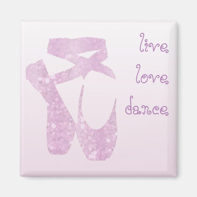pink slippers magnet (Front)