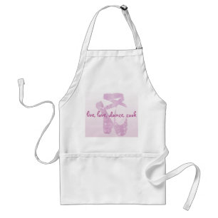 pink slippers standard apron