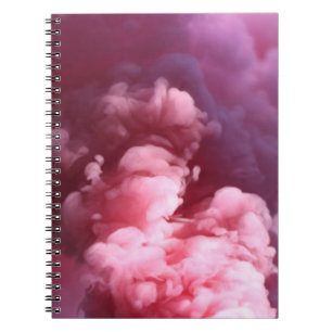 Pink smoke notebook
