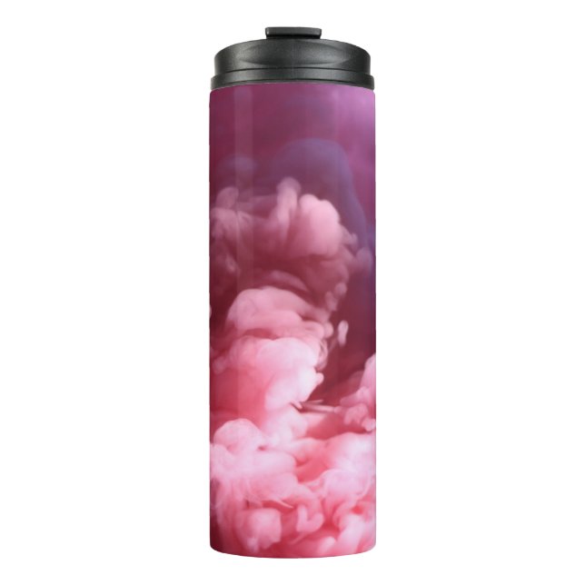 Pink smoke thermal tumbler (Front)