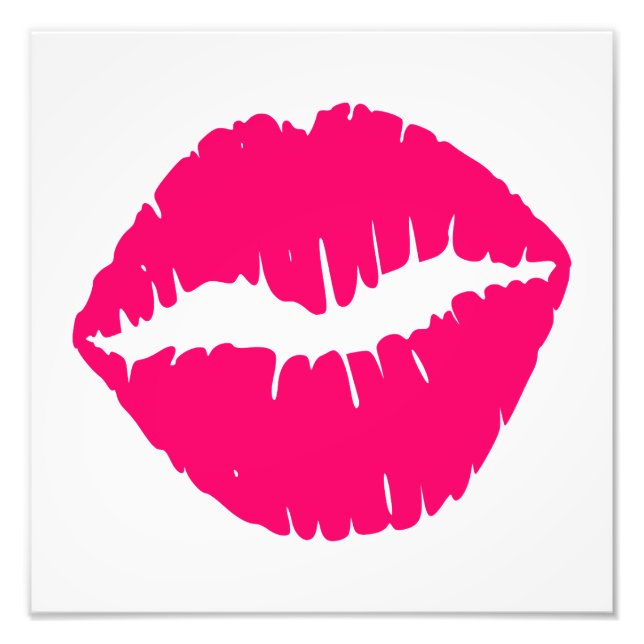 Pink Smooch Photo Print (Front)