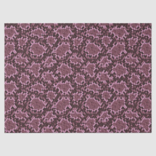 Pink Snake Print Tissue Paper