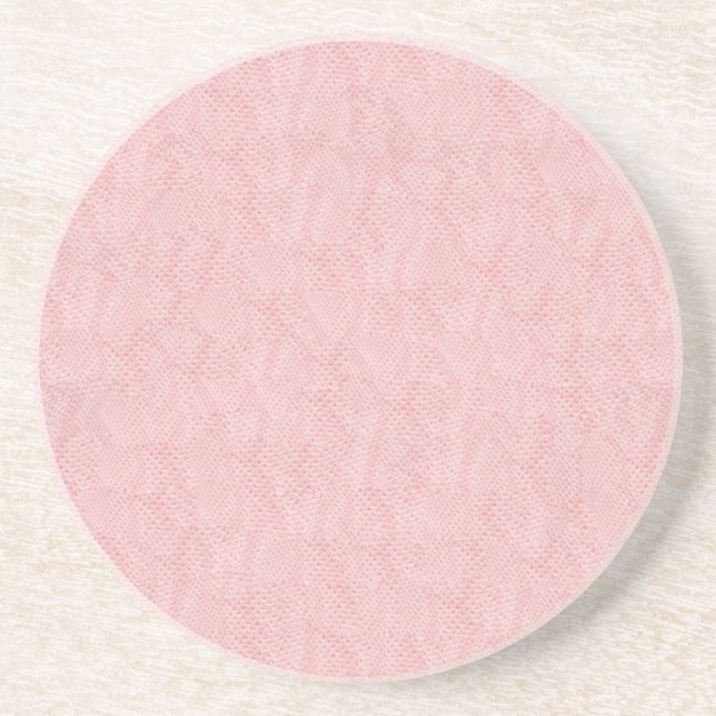 Pink Snake Skin Coaster (Front)