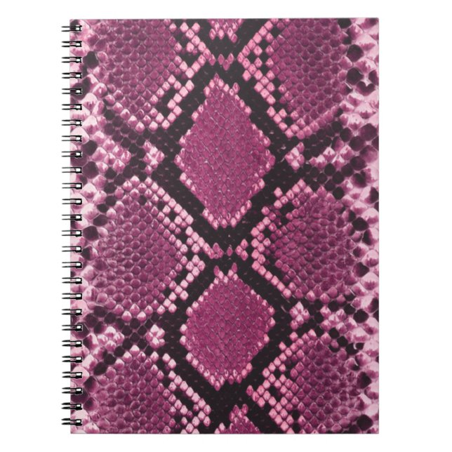 Pink Snakeskin Notebook (Front)