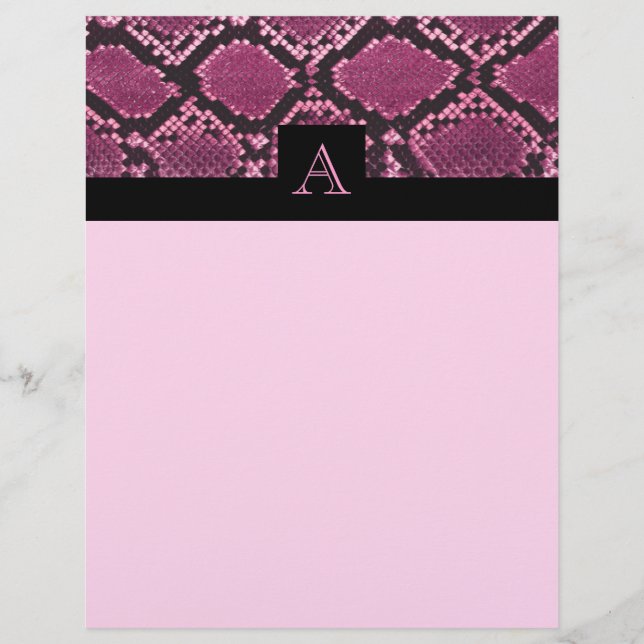 Pink Snakeskin Pattern (Front)