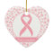 Pink Snowflake Breast Cancer Ornament
