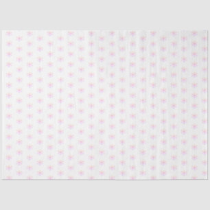 Pink Snowflake Christmas Tissue Paper