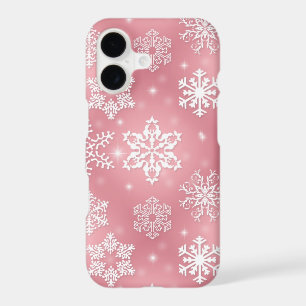 Pink snowflake iPhone 7 plus barely there case