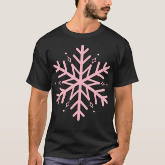 Pink Snowflake T-Shirt