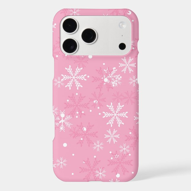 Pink Snowflakes Pattern (Back)