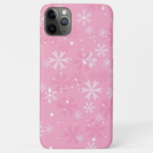 Pink Snowflakes Pattern Case-Mate iPhone Case