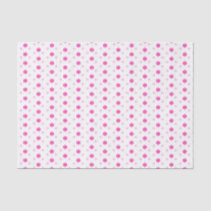Pink Snowflakes Tissue Paper