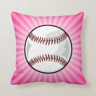 Pink Softball Cushion