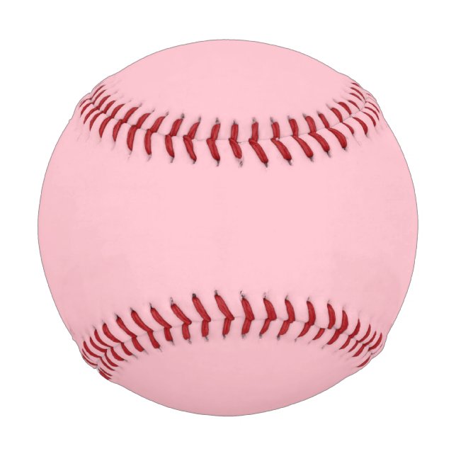 Pink Solid Colour Baseball (Front)