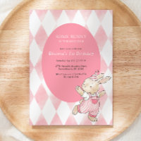 Pink Some Bunny Is Turning One 1st Birthday