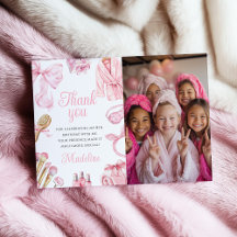 Pink Spa Party Girl Birthday 