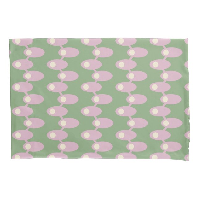 Pink Spaceships  Pillowcase (Front)