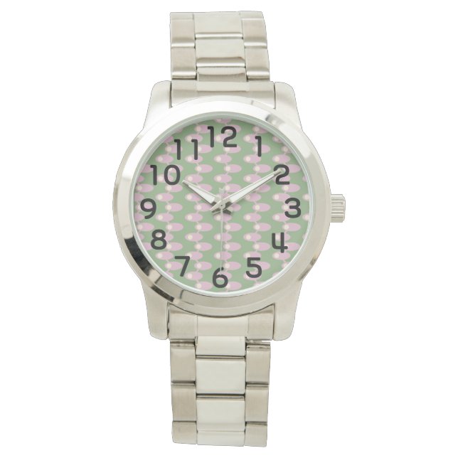Pink Spaceships  Watch (Front)