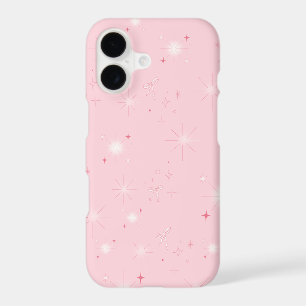 Pink Sparkle Bow Phone Case