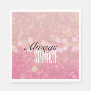 Pink Sparkle Napkin