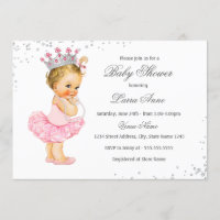 Pink Sparkle Princess Baby Shower