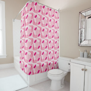 Pink Sparkle Shower Curtain