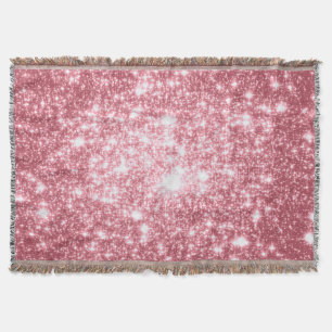 Pink Sparkle Throw Blanket