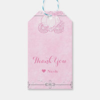 Pink Sparkling Cinderella Carriage Party Favour