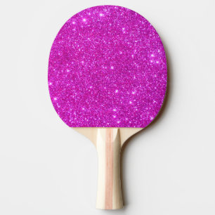 Pink Sparkly Glitter Girly Ping Pong Paddle 3