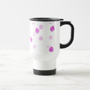 Pink Speckles Travel Mug
