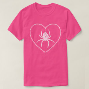Pink Spider Heart T-Shirt