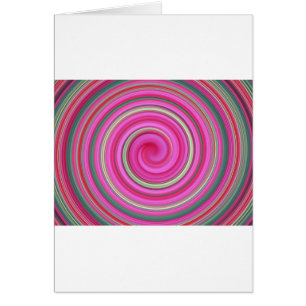 Pink spiral pattern