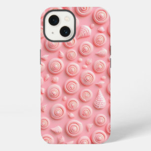 Pink Spiral Pattern iPhone Case Feminine Look