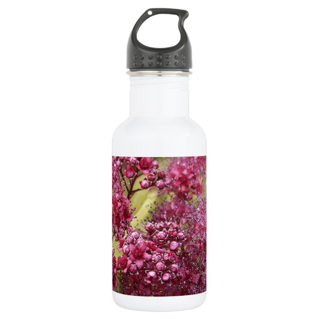 Pink Spirea 532 Ml Water Bottle (Front)