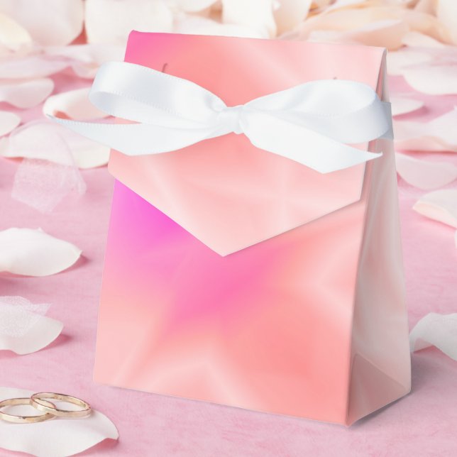 Pink Splash Favour Box (Wedding)