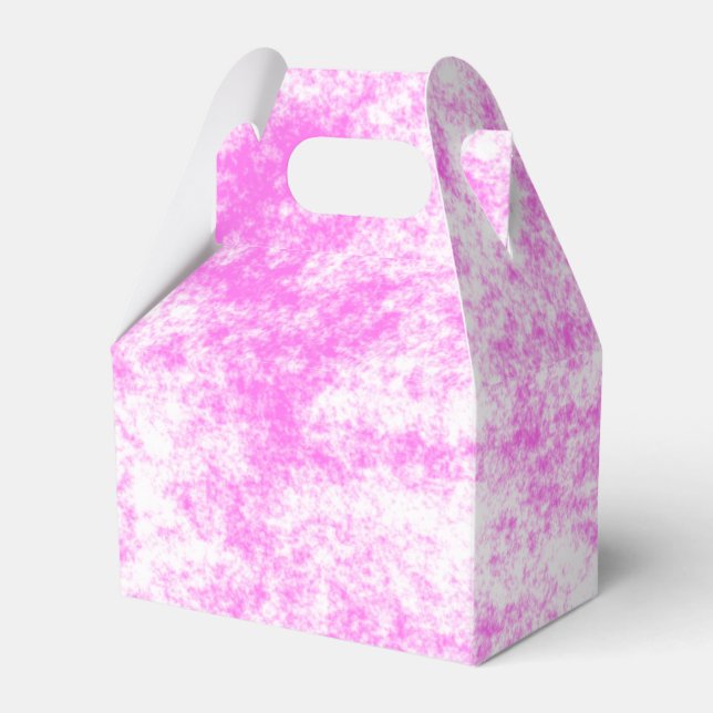 Pink Splash Favour Box (Front Side)