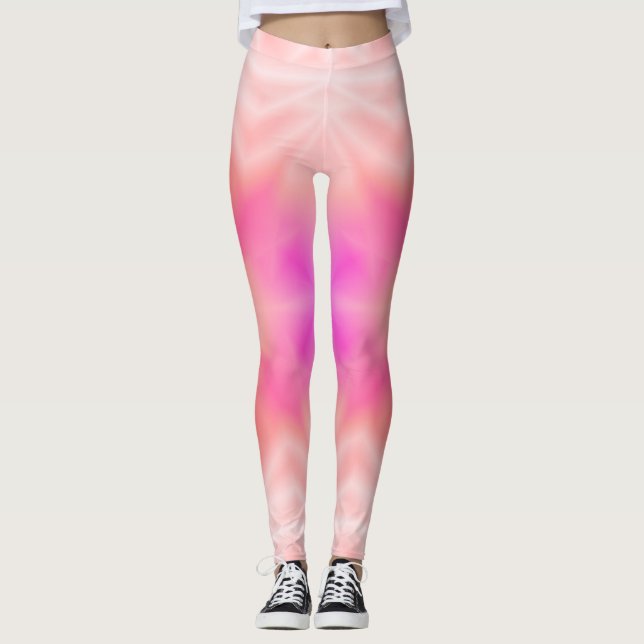 Pink Splash Leggings (Front)
