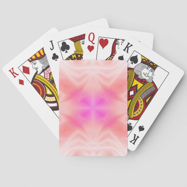 Pink Splash Playing Cards (Back)