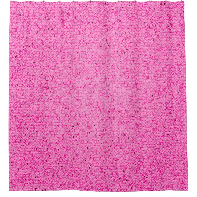 Pink Splash Shower Curtain (Front)