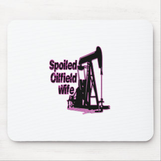 Pink Spoiled Oilfield Wife Mouse Pad
