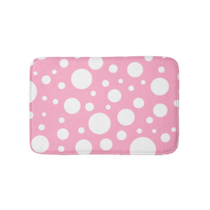 Pink Spots Bath Mat