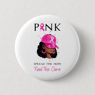 Pink Spread The Hope Find The Cure Breast Cancer A 6 Cm Round Badge