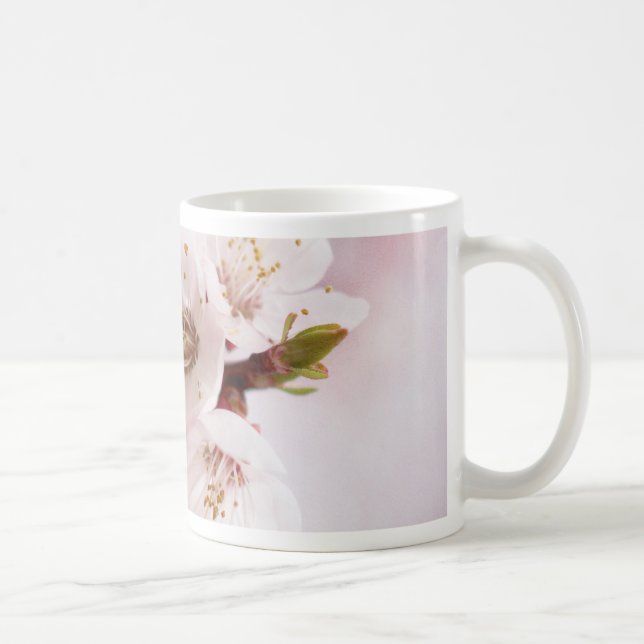 Pink spring blossoms coffee mug (Right)