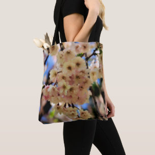 Pink Spring Blossoms Floral Tote Bag