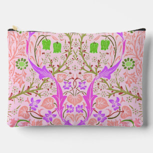 Pink Spring Boho Flower Design Accessory Pouch