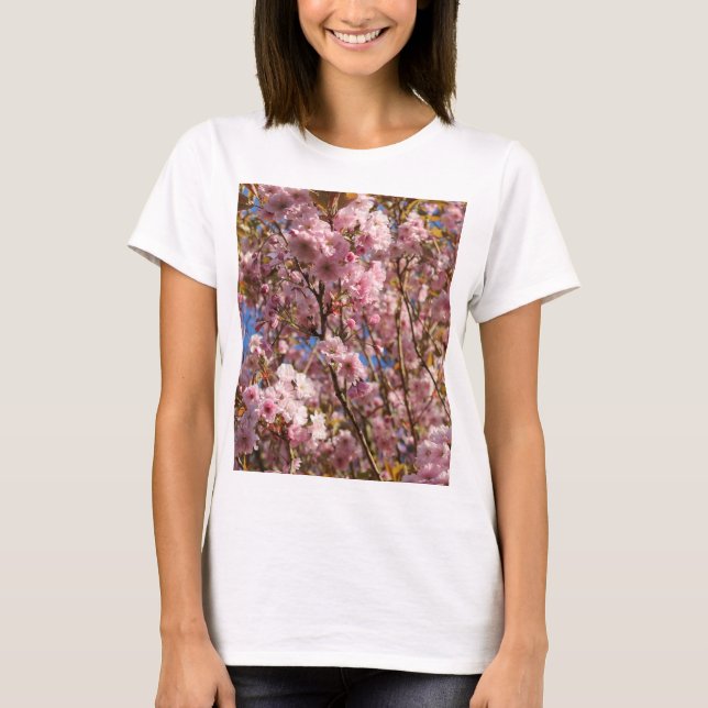 Pink spring cherry blossom T-Shirt (Front)