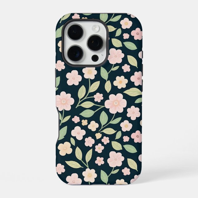 Pink Spring Elegance iPhone Case (Back)