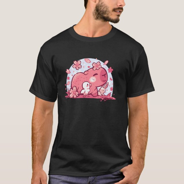 Pink Spring Friends T-Shirt (Front)