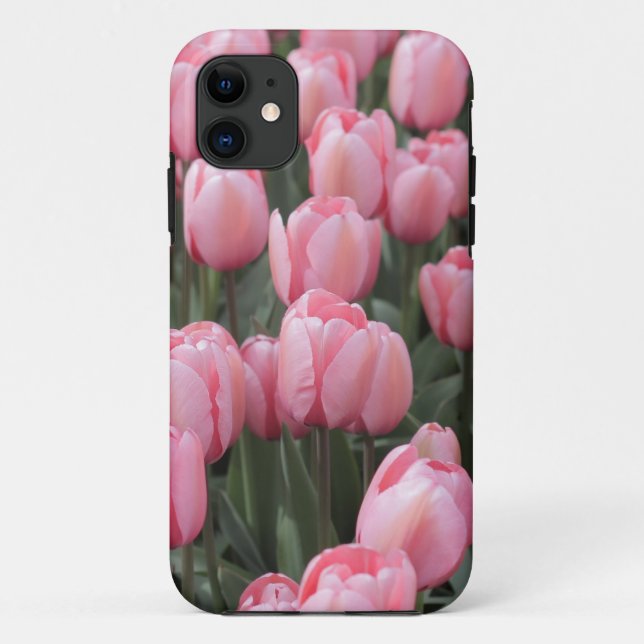 Pink Spring Tulip Flowers  Case-Mate iPhone Case (Back)